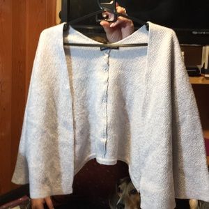 Gray have sleeve cardigan